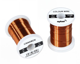 Colour Wire, 0.2 mm, Cinnamon
